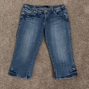 Vertigo Paris Cropped Blue Jeans